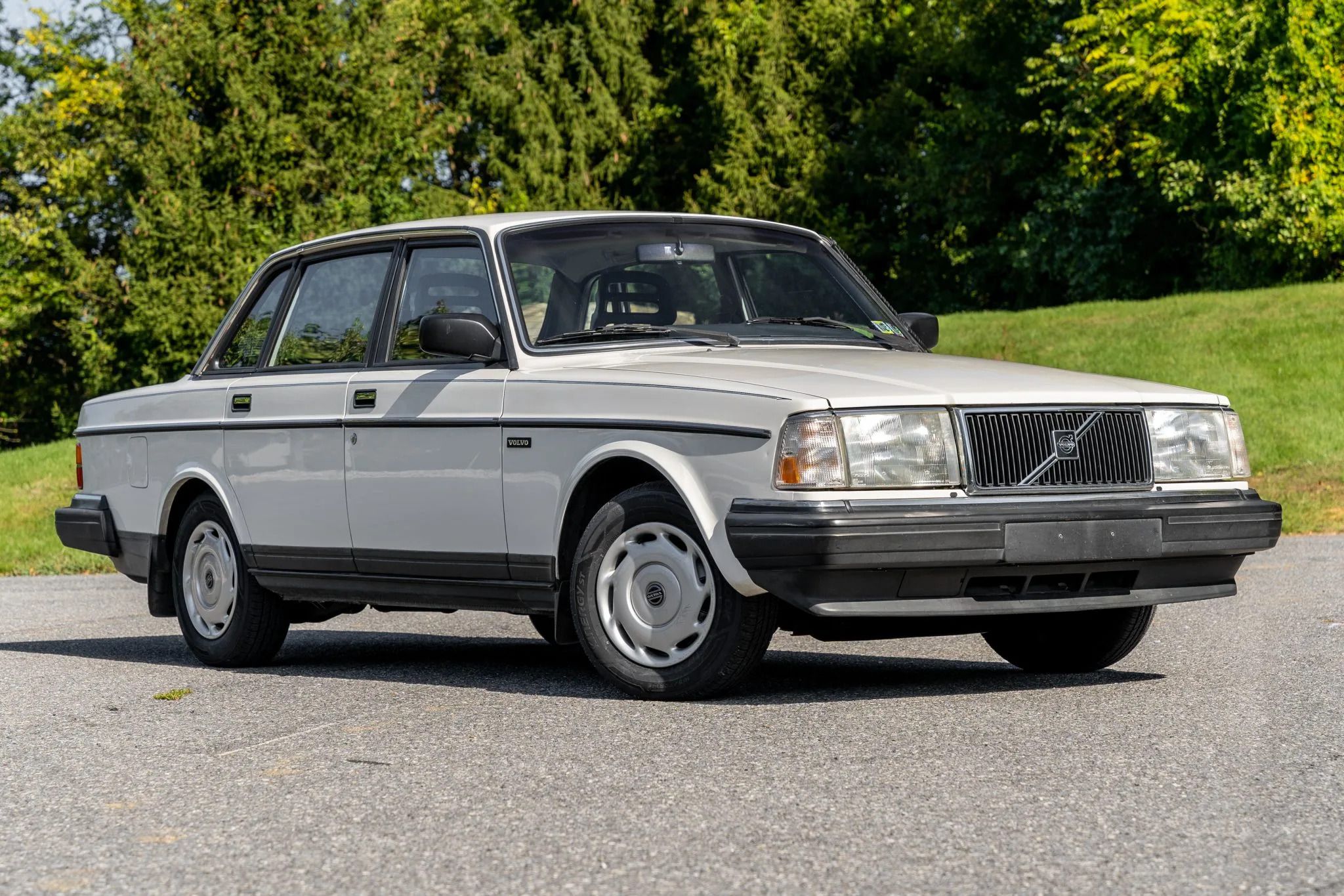 1987 Volvo 240 parked outside